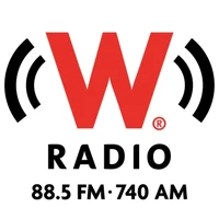 W RADIO 740 (Villahermosa) - 740 AM - XEKV-AM - Grupo Radio Cañón - Villahermosa, Tabasco live radio station logo